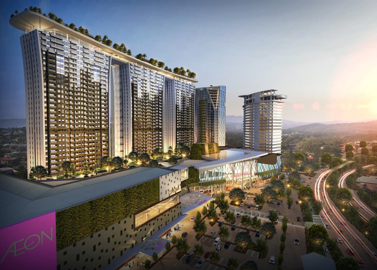 Opus Park integrated with AEON Mall Opus Park integrated with AEON Mall
